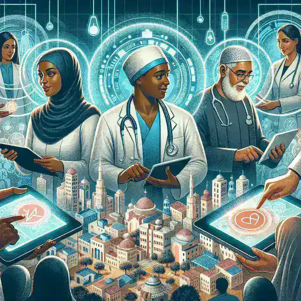 "Imagem ilustrativa de um médico realizando uma consulta online com um paciente, destacando o crescimento da telemedicina no Brasil após a pandemia."
