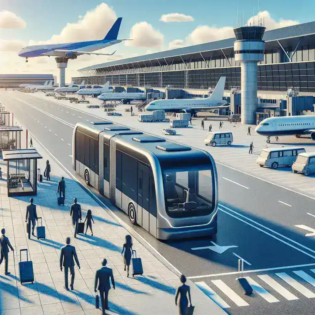 Aeroporto de Guarulhos testa ônibus autônomo para transporte interno